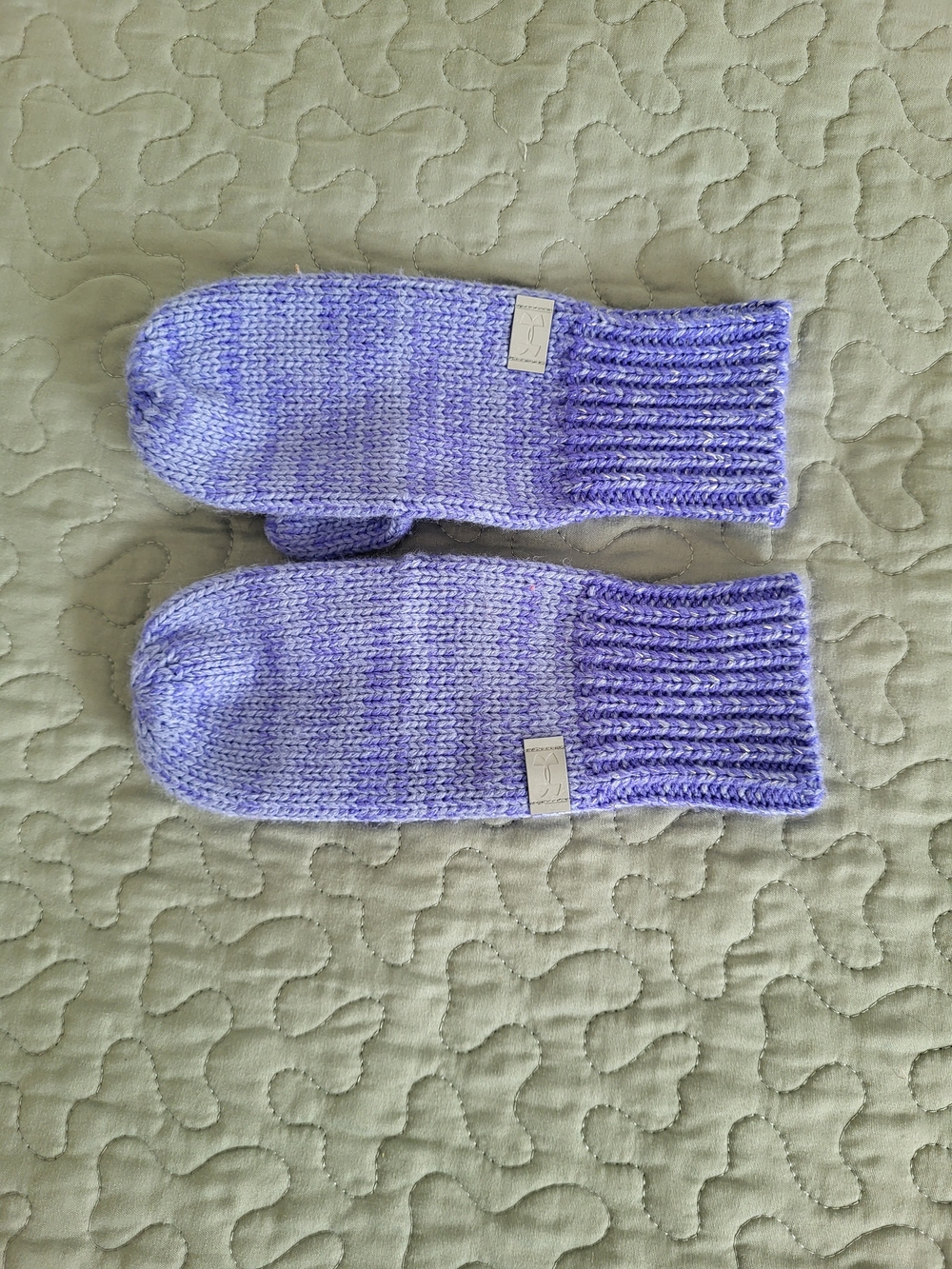 Under Armour Kids Purple Knit Mittens